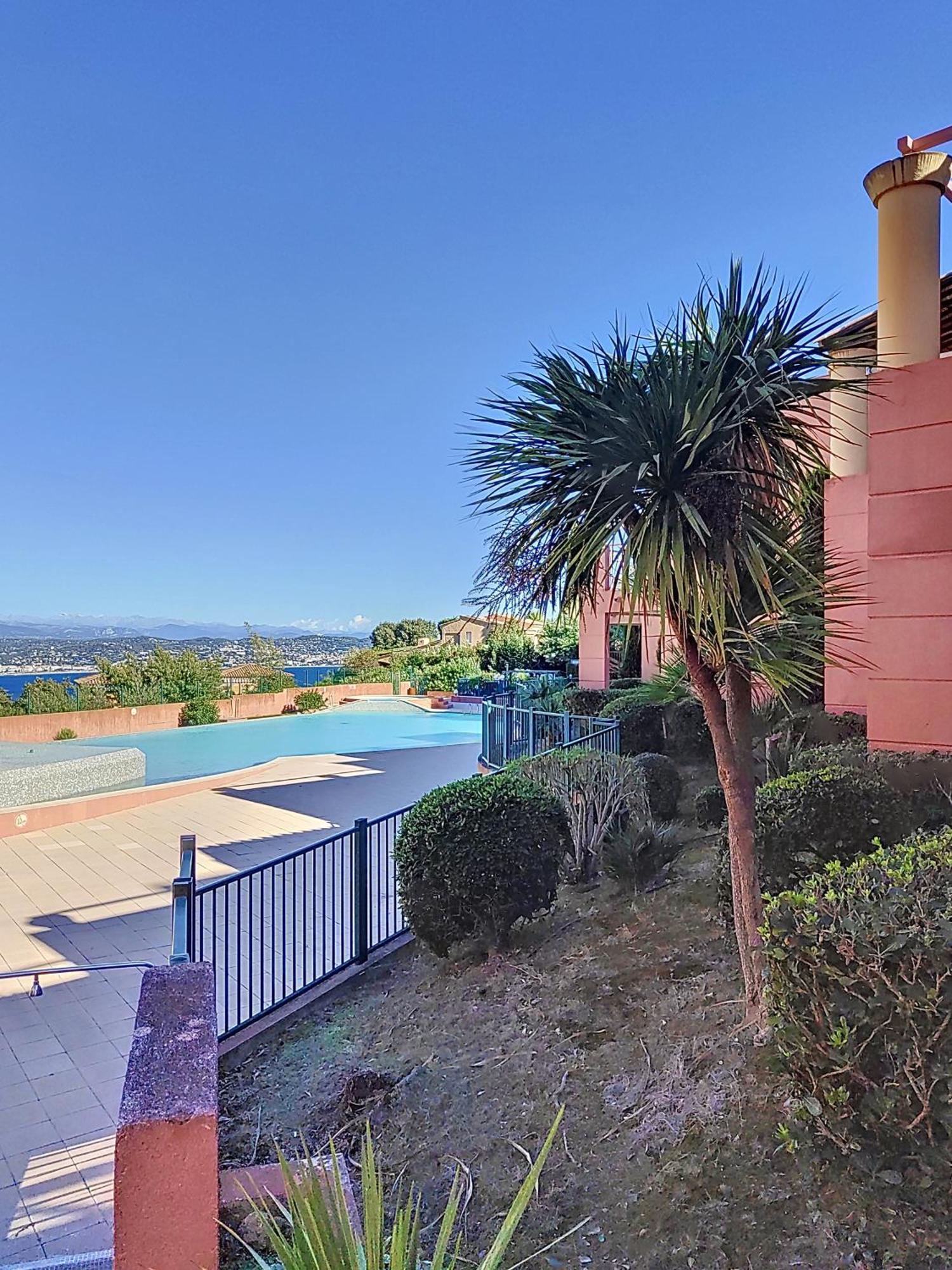 Appartement Vue Mer, Piscine, Free Parking à Théoule-sur-Mer Extérieur photo